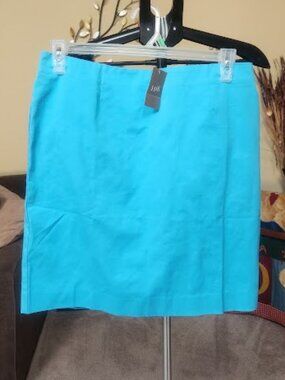 NWT J Jill blue skirt sz 14 petite 14P